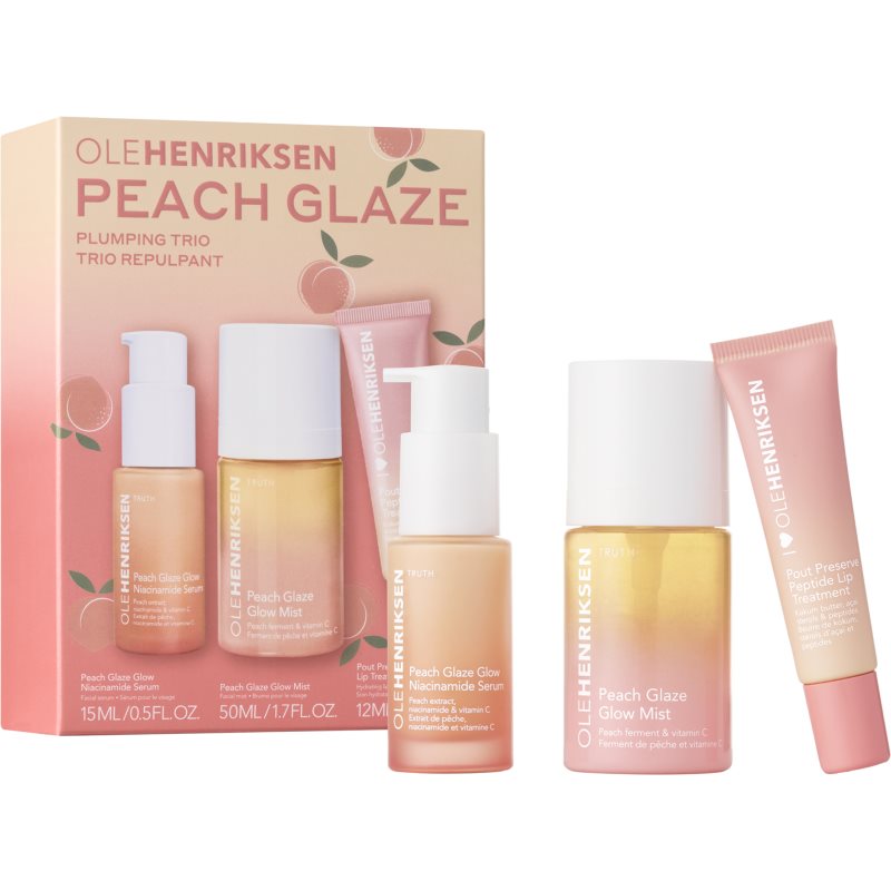 OLEHENRIKSEN Peach Glaze Plumping Trio Gesichtspflegeset