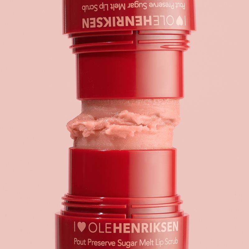 OLEHENRIKSEN Pout Preserve Sugar Melt Exfoliating Lip Scrub cukrový peeling na rty odstín Strawberry Sorbet 8 g (obrázek 3)