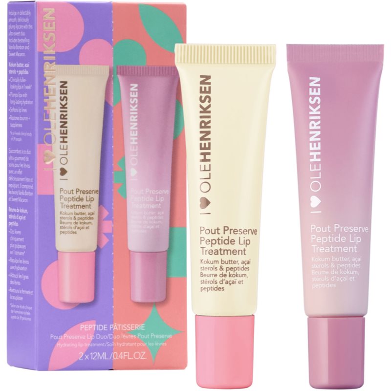 OLEHENRIKSEN Peptide Pâtisserie Pout Preserve Lip Duo darilni set za ustnice za ženske