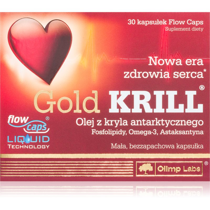 Olimp Gold Krill kapsułki dla zdrowia serca i naczyń krwionośnych 30 caps.