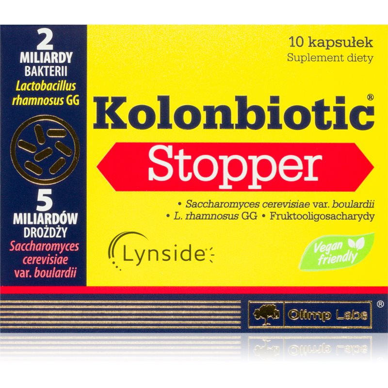 Olimp Kolonbiotic Stopper kapsułki do ochrony mikroflory jelitowej 10 caps.