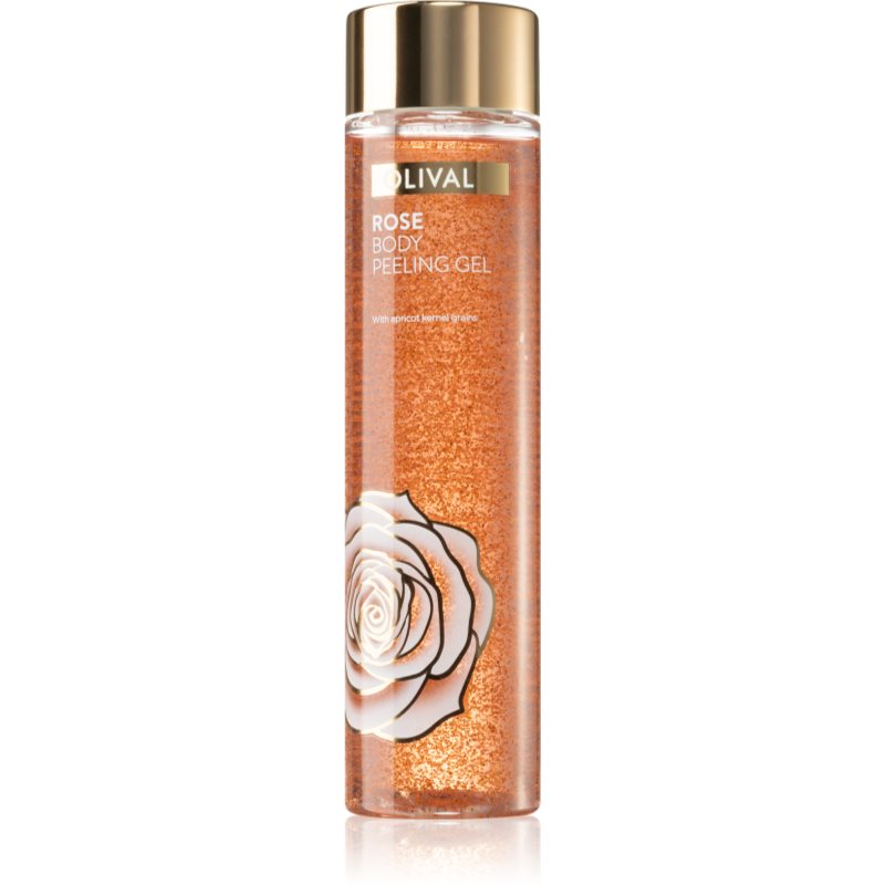 Olival Rose reinigendes Peeling-Gel mit Rosenduft 200 ml