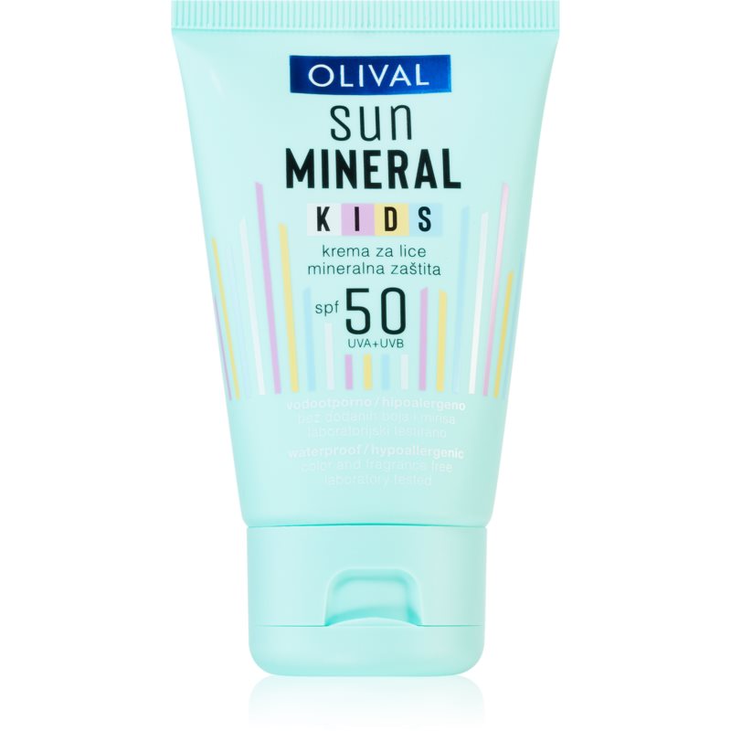 Olival Sun Mineral Kids krema za otroke za sončenje za obraz in telo SPF 50 50 ml