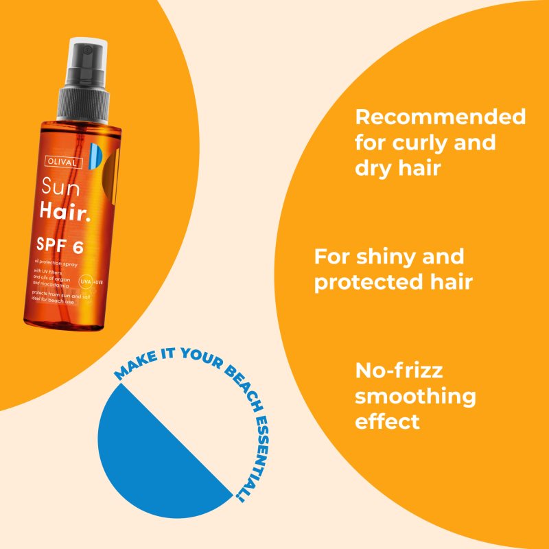 Olival Sun Schützender Spray für von der Sonne überanstrengtes Haar 100 ml (Bild 3)
