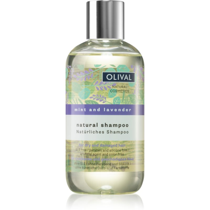 Olival Natural Mint And Lavender натуральний шампунь для сухого або пошкодженого волосся 250 мл