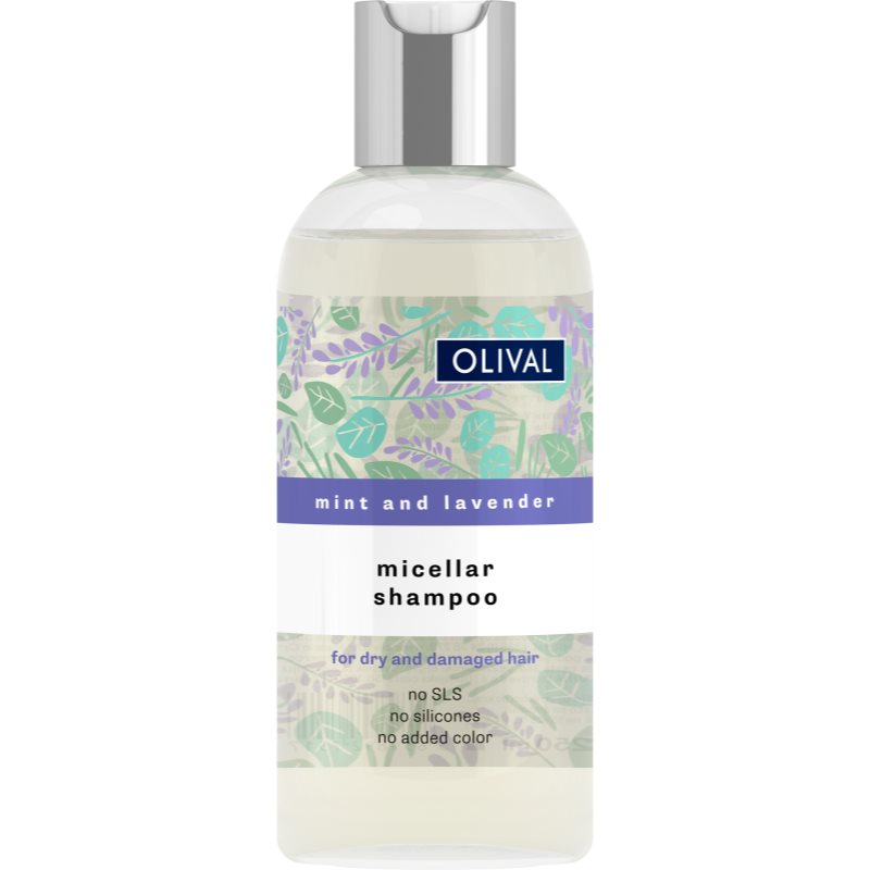 Olival Olival Micellar Mint and Lavender Mizellen-Shampoo für trockenes und beschädigtes Haar 250 ml