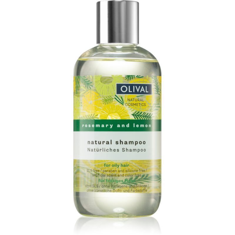 Olival Natural Rosemary and Lemon натуральний шампунь для жирного волосся 250 мл
