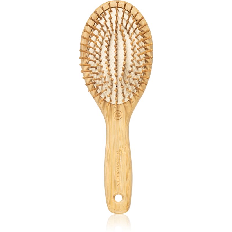 Olivia Garden Bamboo Touch Flat Brush For Hair And Scalp M 1 Pc