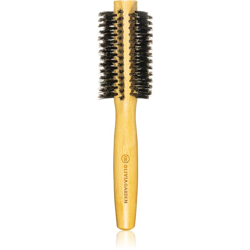 Olivia Garden Bamboo Touch кругла щітка для волосся щіточка з щетини кабана діаметр 20 mm