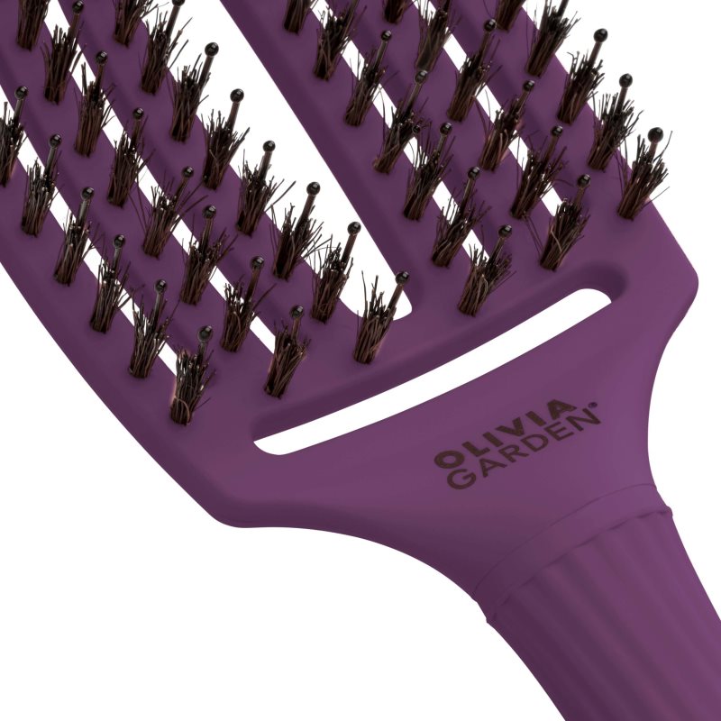 Olivia Garden Fingerbrush ThinkPink пласка щітка Deep Purple 1 кс