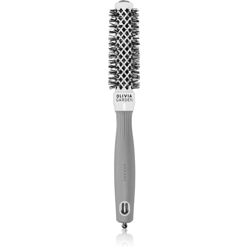 Olivia Garden Expert Shine Wavy Bristles White&Grey Щітка для волосся průměr 20 mm 1 кс