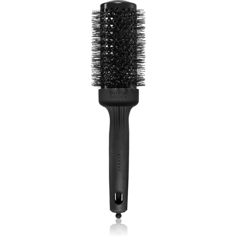 Olivia Garden Black Label SHINE Wavy Bristles okrogla krtača za lase premer 45 mm 1 kos