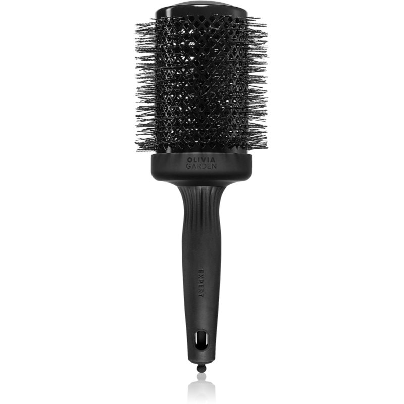 Olivia Garden Black Label SHINE Wavy Bristles okrogla krtača za lase premer 65 mm 1 kos