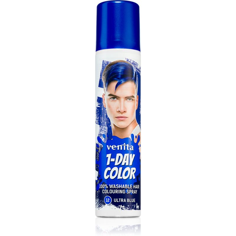 Venita 1-Day Color кольоровий спрей для волосся відтінок No. 12 - Ultra Blue 50 мл