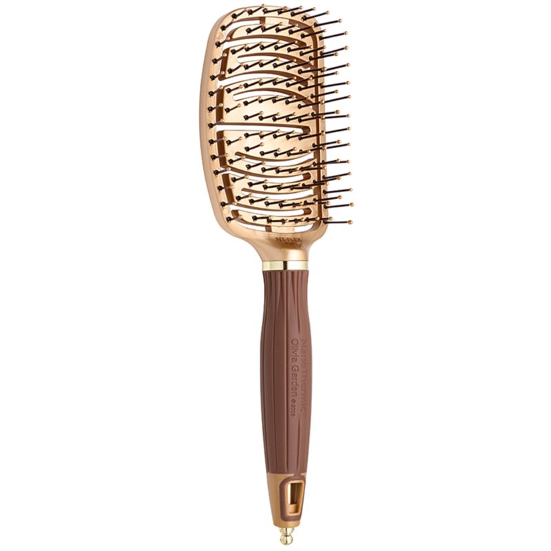 Olivia Garden NanoThermic Ceramic + Ion Flex Collection Hairbrush (NT-FLEX Pro)