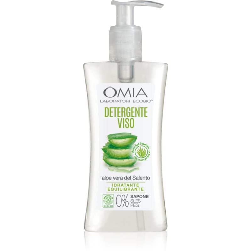 Omia Laboratories Aloe Vera del Salento feuchtigkeitsspendendes Reinigungsgel mit Aloe Vera 200 ml