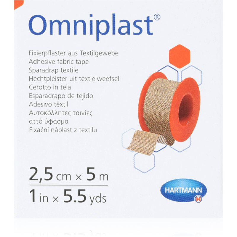 Omniplast Textilná náplasť 2,5cm x 5m náplasť 1 ks kúpite na Notino.cz