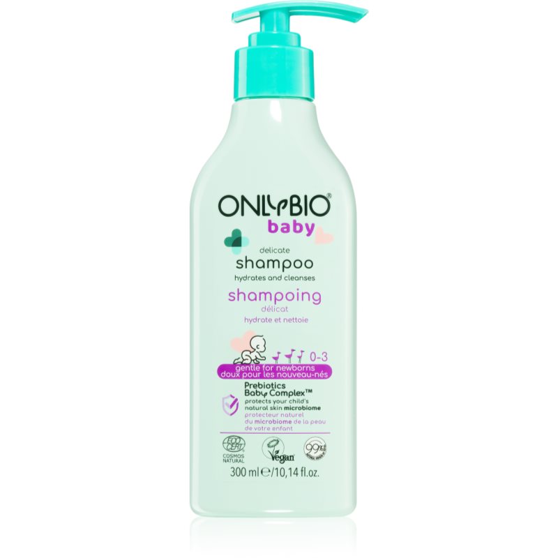 OnlyBio Baby Delicate jemný šampón pre deti od narodenia 300 ml