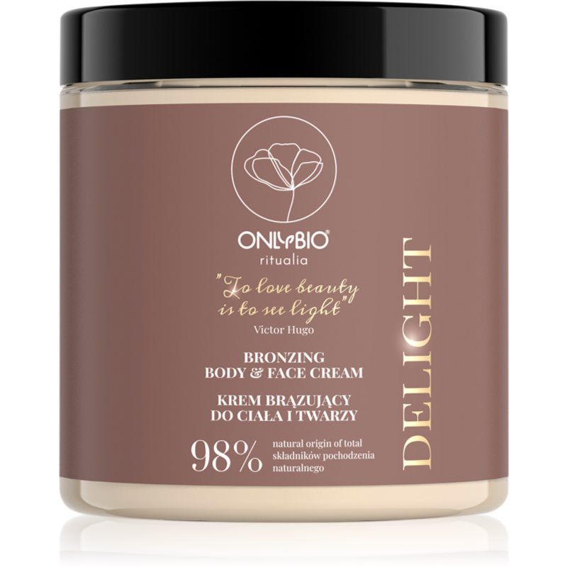 OnlyBio Ritualia Delight Cream Face Bronzer For Deeper Tan 250 Ml