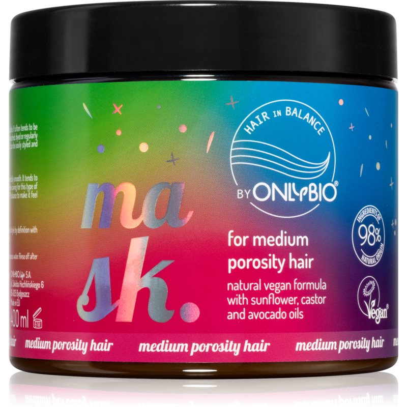 OnlyBio Hair in Balance maitinamoji kaukė sausiems plaukams 400 ml