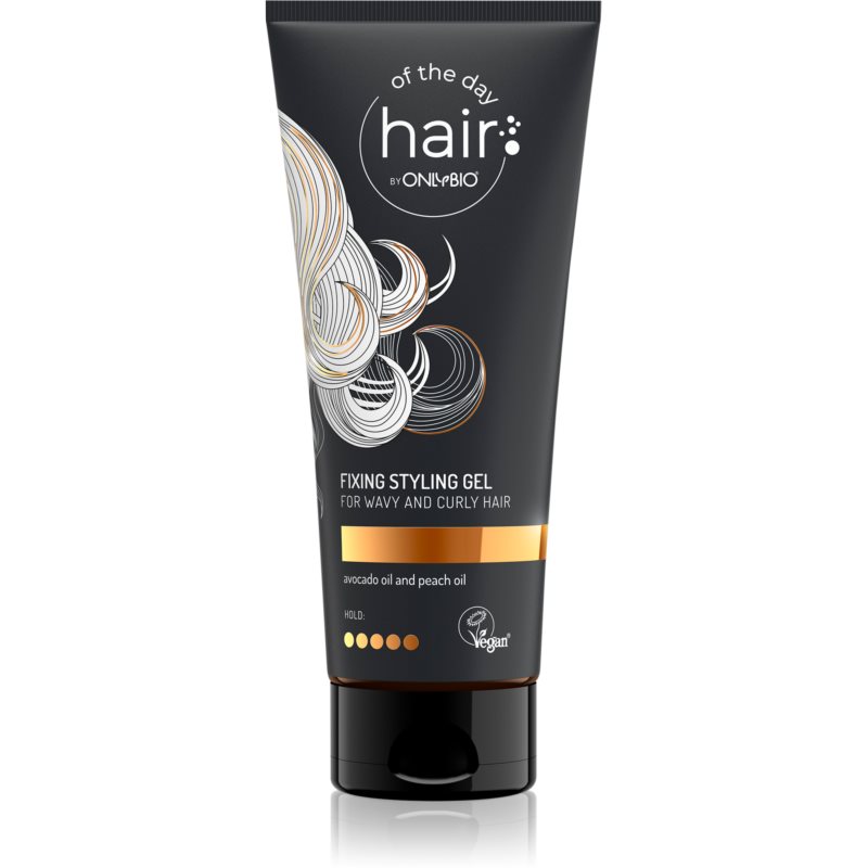 OnlyBio Hair Of The Day fixační gel pro vlnité a kudrnaté vlasy 200 ml