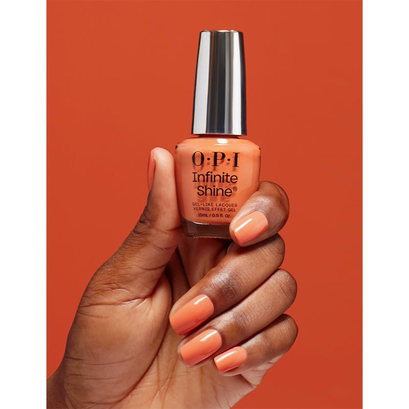 OPI Infinite Shine Silk лак для нігтів з гелевим ефектом Always Within Peach 15 мл