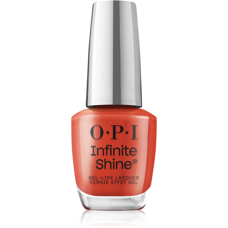 OPI Infinite Shine Silk lak na nehty s gelovým efektem Knock 'Em Red 15 ml
