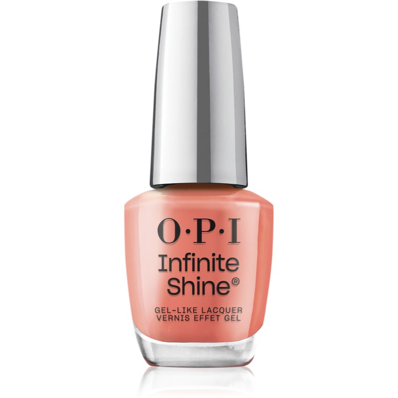 OPI Infinite Shine Silk körömlakk géles hatással Megawatt Hot 15 ml