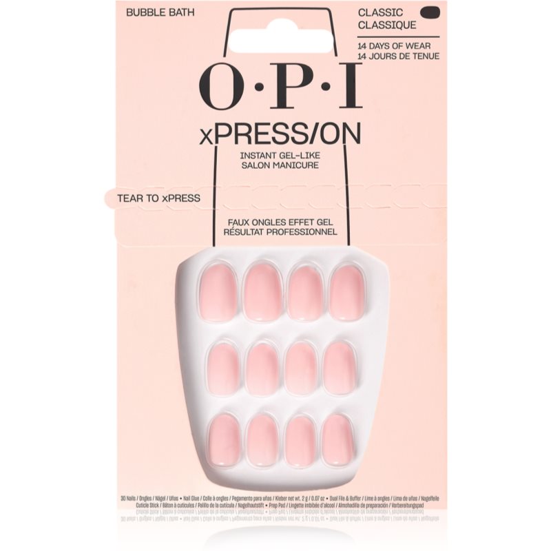 OPI xPRESS/ON false nails Bubble Bath 30 pc
