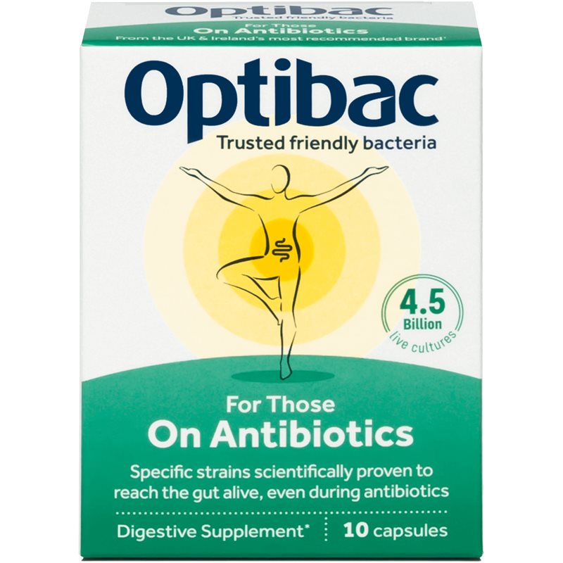 E-shop Optibac On Antibiotics probiotika při léčbě antibiotiky 10 cps