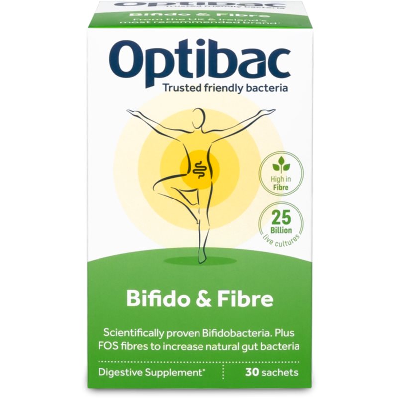 Optibac Bifido & Fibre probiotika při zácpě 30 ks