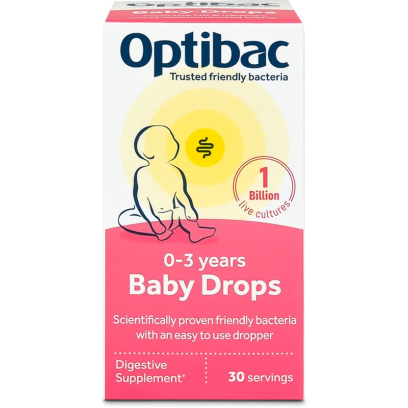 E-shop Optibac Baby Drops probiotika pro děti v kapkách 10 ml