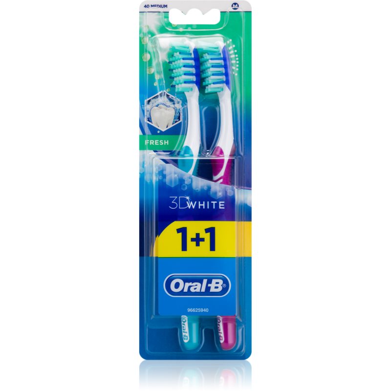 

Oral B 3D White Fresh зубні щіточки medium