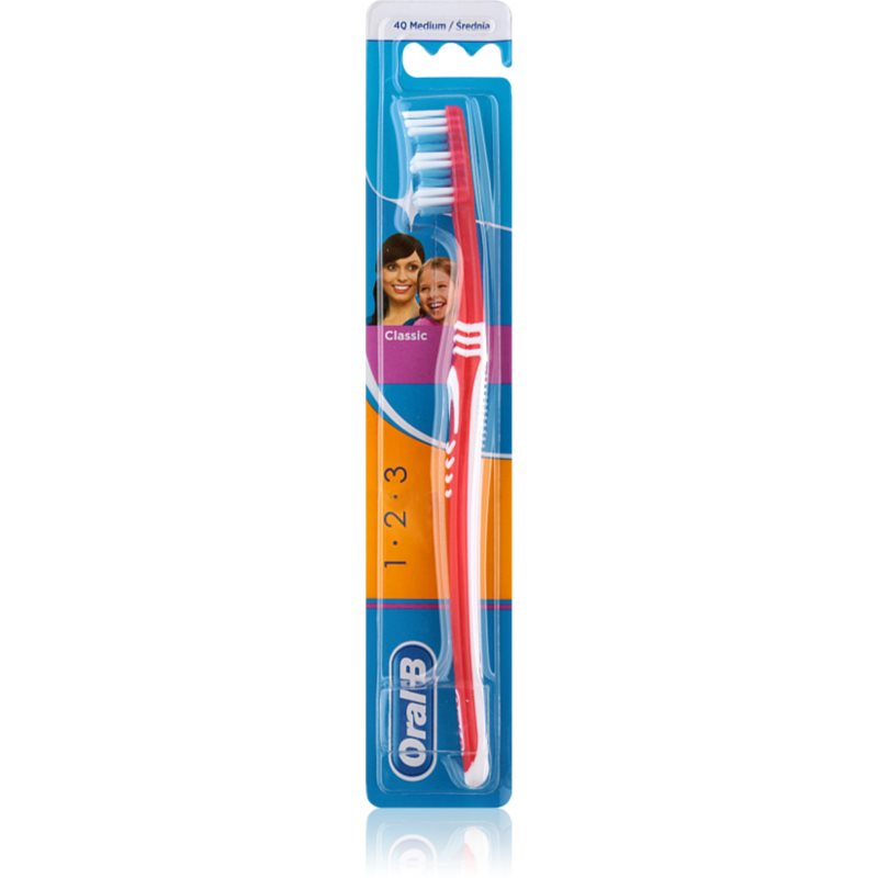 

Oral B 1-2-3 Classic CareClassic Care зубна щітка середньої жорсткості