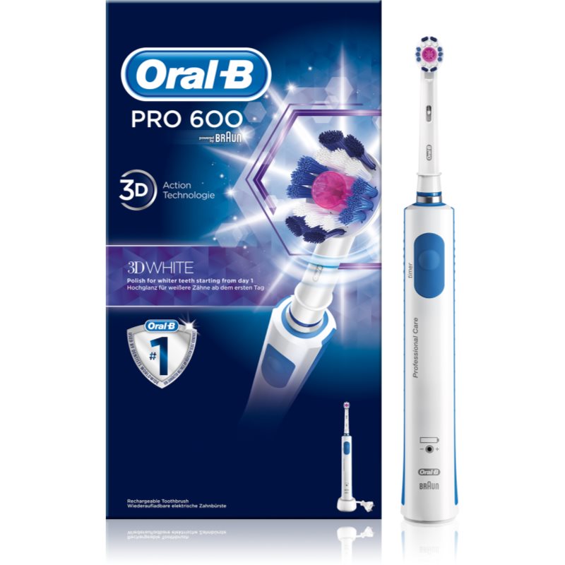 

Oral B Pro 600 D16.513 3D White електрична зубна щітка