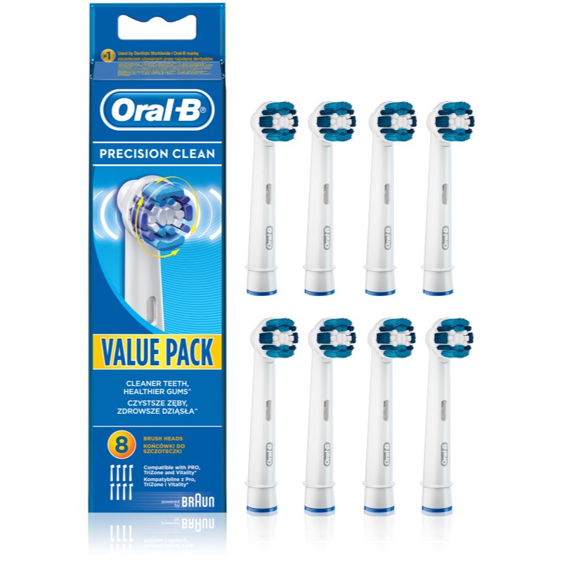 

Oral B Precision Clean EB 20 змінні головки для зубної щітки 8 шт