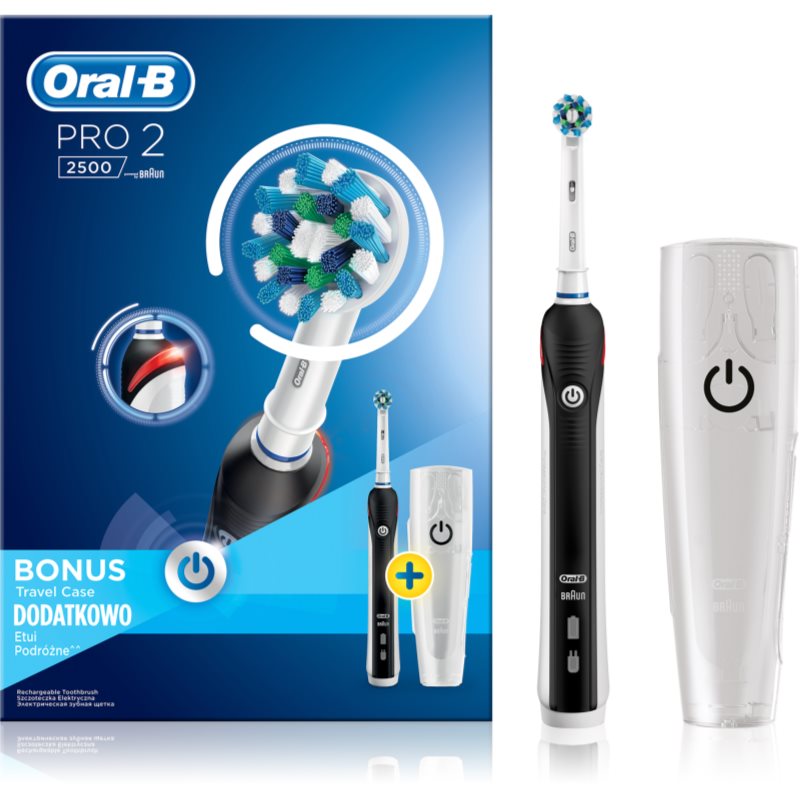 

Oral B Pro 2500 Black D20.513.2MX електрична зубна щітка