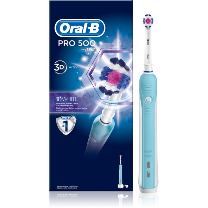 

Oral B Pro 500 D16.513.U 3D White електрична зубна щітка