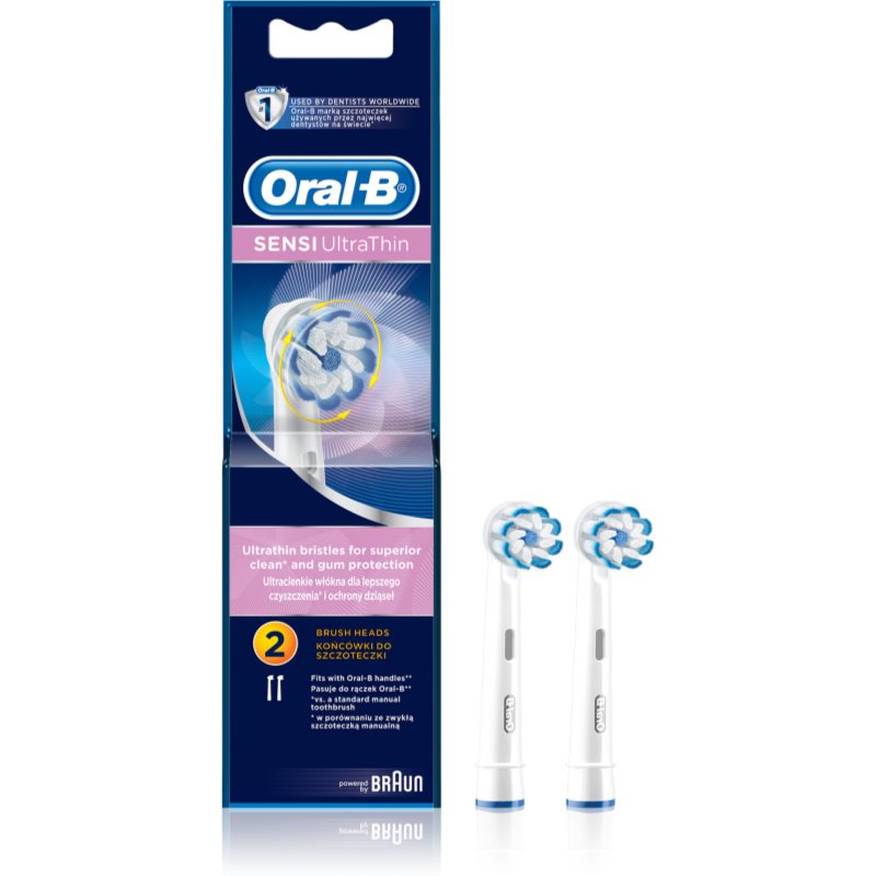 Oral B Sensitive Ultra Thin náhradní hlavice pro zubní kartáček 2 ks