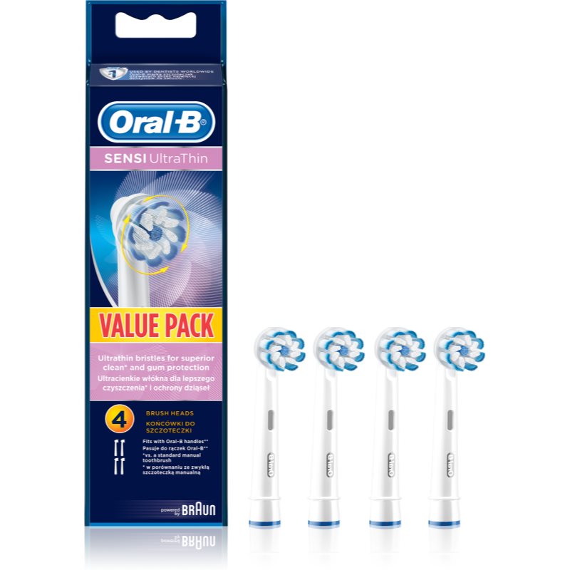 Oral B Sensitive Ultra Thin Ersatzkopf für Zahnbürste 4 St.
