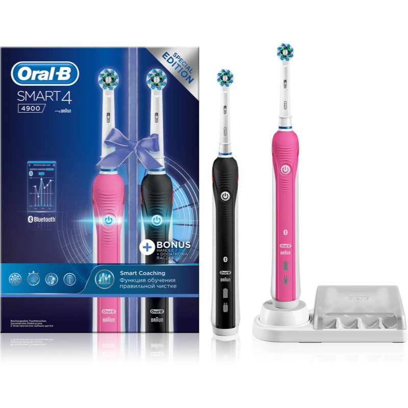 

Oral B Smart 4 4900 DUO D601.525.3H електрична зубна щітка + запасний тримач