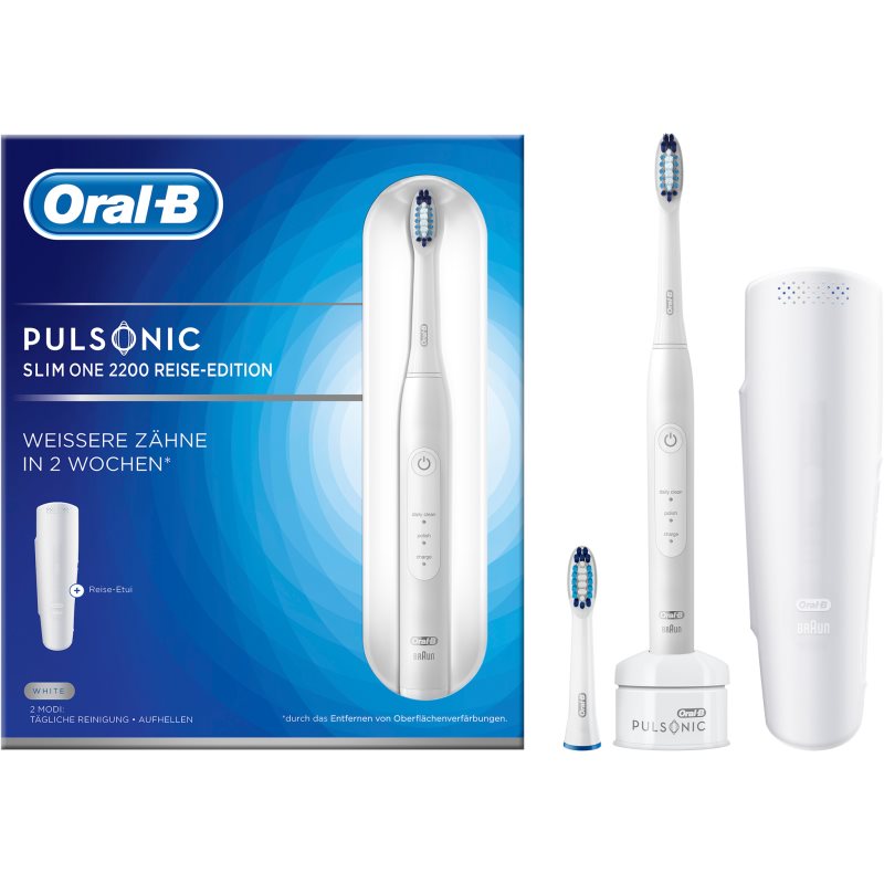 

Oral B Pulsonic Slim One 2200 White електрична зубна щітка S311.523.2X