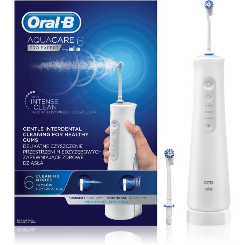 Oral B Aquacare 6 Pro Expert burnos plovimo priemonė