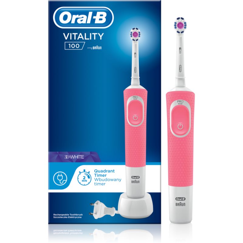 Oral B Vitality 100 3D White D100.413.1 Electric Toothbrush

