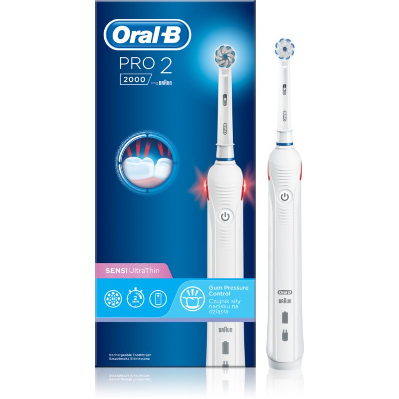 

Oral B PRO 2 2000 Sensi UltraThin D501.513.2 електрична зубна щітка D501.513.2