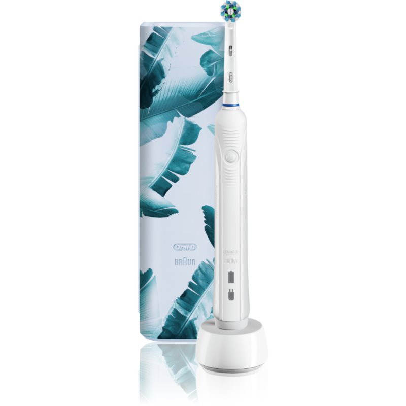 

Oral B Pro 1 750 Cross Action White електрична зубна щітка з чохлом