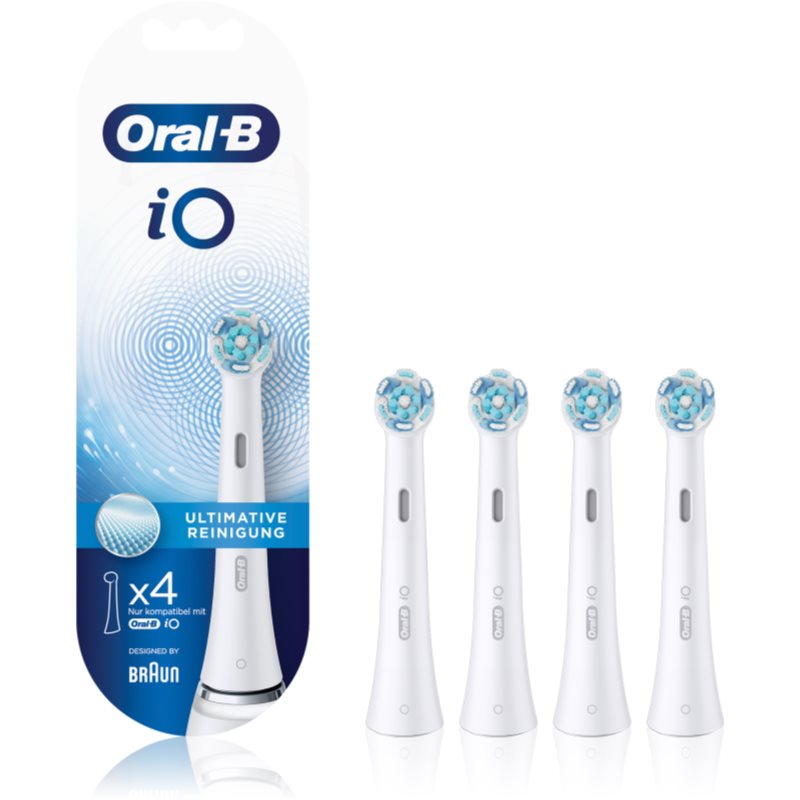 Oral B iO Ultimate Clean Ersättningshuvuden för tandborste White 4 st. female
