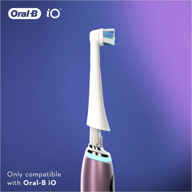 Oral B IO Ultimate Clean Toothbrush Replacement Heads White 4 Pc