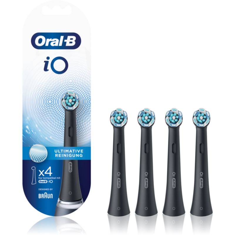 Oral B iO Ultimate Clean náhradní hlavice pro zubní kartáček Black 4 ks