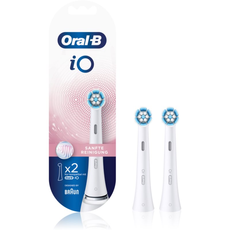 Oral B iO Gentle Care toothbrush replacement heads 2 pc
